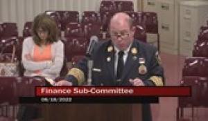 Finance Sub-Committee 8-18-22