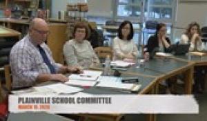 Plainville School Committee 3-10-20