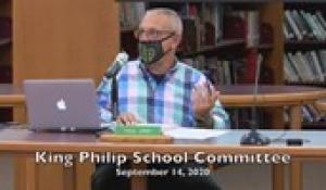 King Philip School Committee 9-14-20