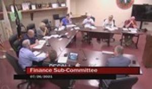 Finance Sub-Committee 7-26-21