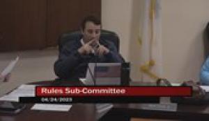 Rules Sub-Committee 4-24-23
