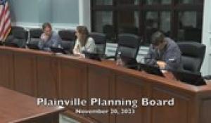 Plainville Planning Board 11-20-23