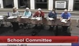 North Attleborough School Committee: October 7, 2019