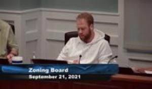 Plainville Zoning Board 9-21-21