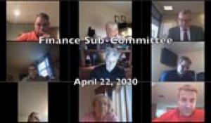 Finance Sub-Committee 4-22-20