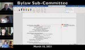 Bylaw Sub-Committee 3-18-21