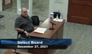 Plainville Select Board 12-27-21