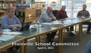 Plainville School Committee 4-5-22