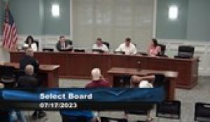 Plainville Select Board 7-17-23