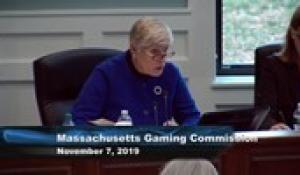 Mass Gaming Commission 11-7-19