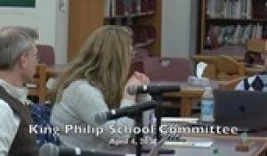 King Philip School Committee 4-4-22
