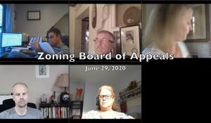 Zoning Board of Appeals 6-29-20