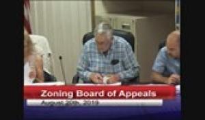 Zoning Board 8-20-19