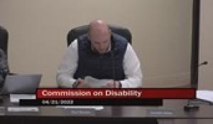Disability Commission 4-21-22