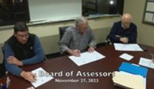 Board of Assessors 11-27-23