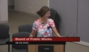 Board of Public Works 8-24-22