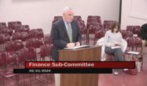 Finance Sub-Committee 2-21-24