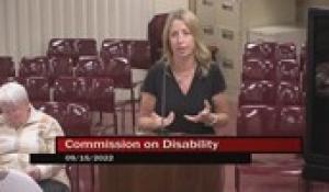 Disability Commission 9-15-22
