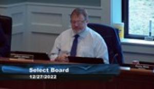 Plainville Select Board 12-27-22