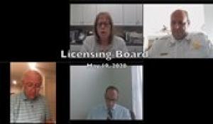 Licensing Board 5-19-20
