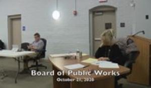 Board of Public Works 10-21-20