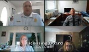 Licensing Board 7-11-22