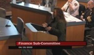 Finance Sub-Committee 4-19-22