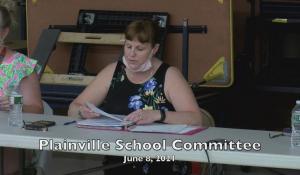 Plainville School Committee 6-8-21