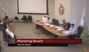 Planning Board 8-4-22