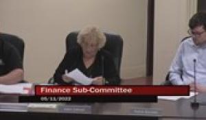 Finance Sub-Committee 5-11-22