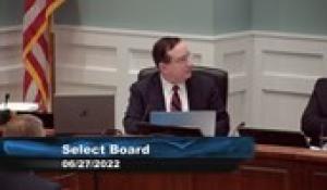 Plainville Select Board 6-27-22