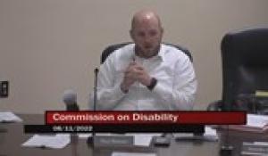 Disability Commission 8-11-22