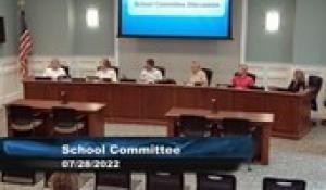 Plainville School Committee 7-28-22