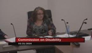 Commission on Disability 3-21-24