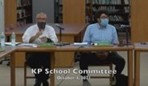 KP School Committee 10-4-21