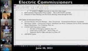 Electric Commissioners 6-30-21