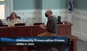 Plainville Community Preservation 4-5-22