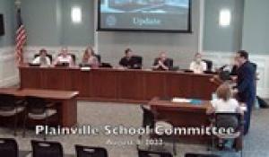 Plainville School Committee 8-4-22