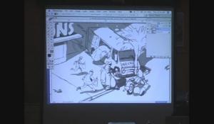 Flashback: Illustrator David Biedrzycki at the Roosevelt School (1/24/13)