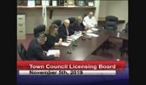 Licensing Board 11-5-19