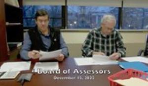 Board of Assessors 12-15-22