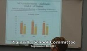 Plainville School Committee 9-28-21