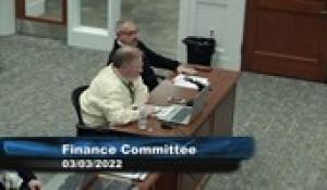 Plainville Finance Committee 3-3-22