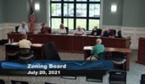 Plainville Zoning Board 7-20-21
