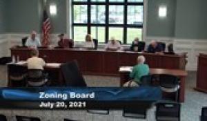 Plainville Zoning Board 7-20-21