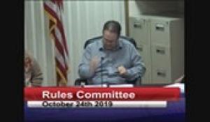 Rules Sub-Committee 10-24-19