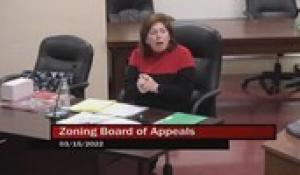 Zoning Board 3-15-22