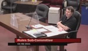 Rules Sub-Committee 4-8-21