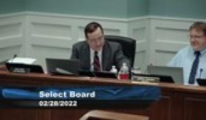 Plainville Select Board 2-28-22