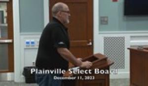Plainville Select Board 12-11-23